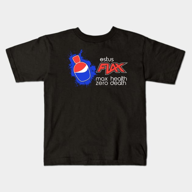 Estus FLAX ! Kids T-Shirt by spideywebswing